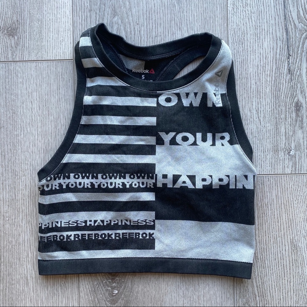 Reebok Crop Own Your Happiness tank